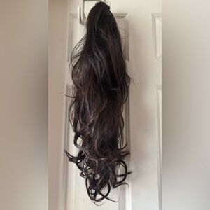 Long Wavy Brown Hair Extension